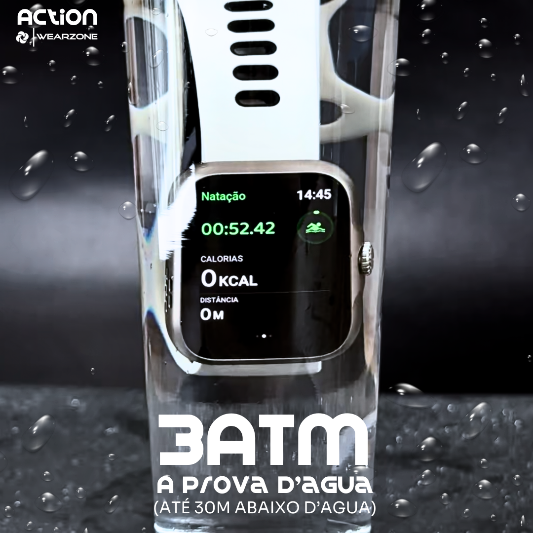 Smartwatch Esportivo, À Prova D'Água, GPS Integrado e 7 Dias de Bateria