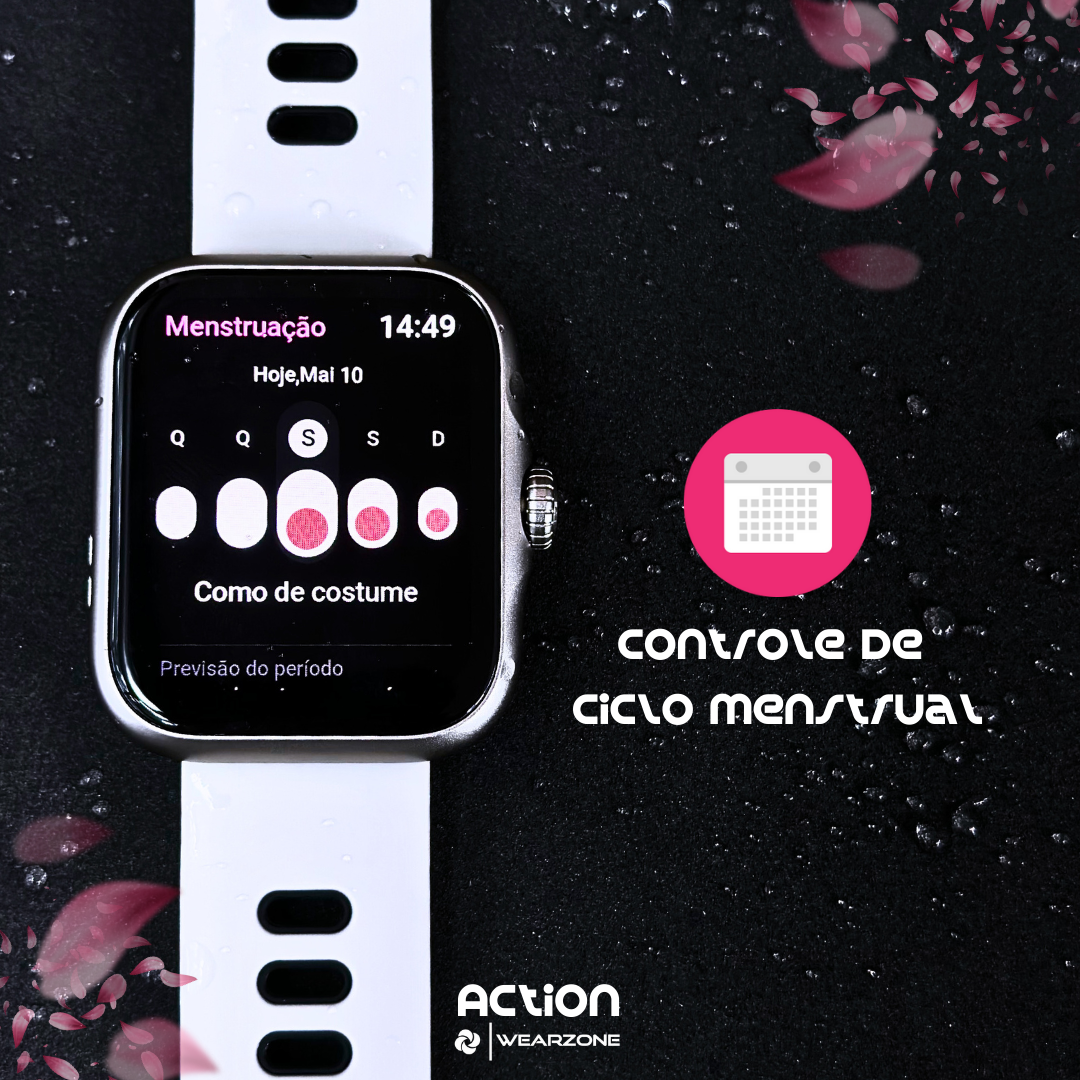 Smartwatch Esportivo, À Prova D'Água, GPS Integrado e 7 Dias de Bateria