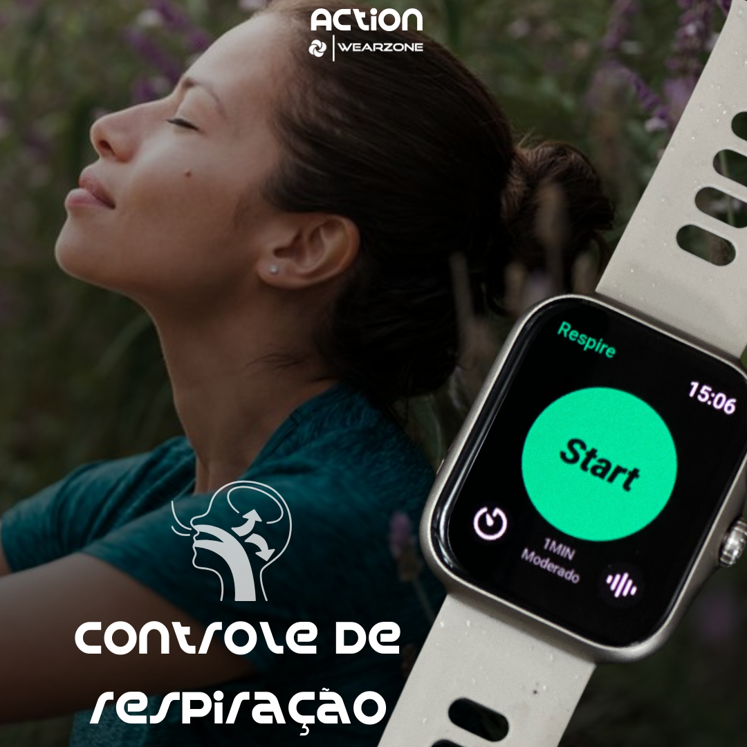 Smartwatch Esportivo, À Prova D'Água, GPS Integrado e 7 Dias de Bateria