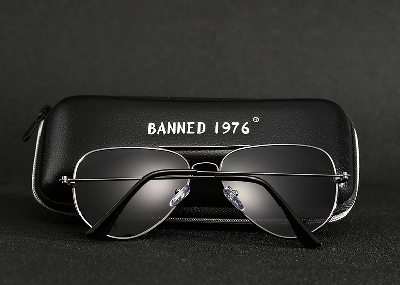 Óculos de Sol Square Pilot • Edição 1976 em Aço Inoxidável