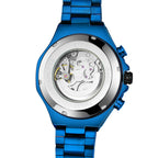 Relógio Masculino Azure Skeleton™ Automático em Aço Inoxidável