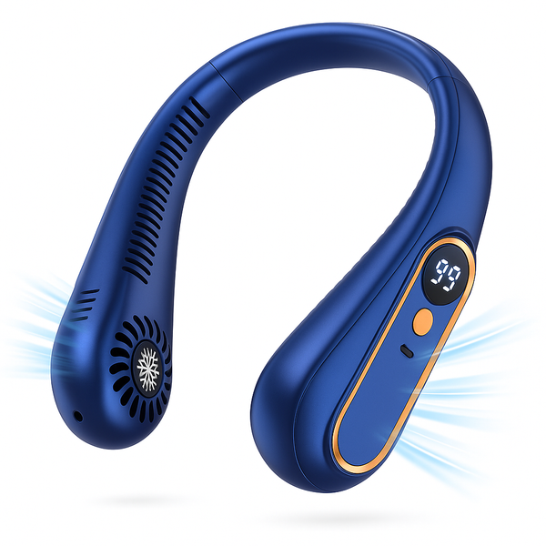 Mini Ventilador Portátil de Pescoço Sem Hélice Recarregável 3 Velocidades + FRETE GRÁTIS