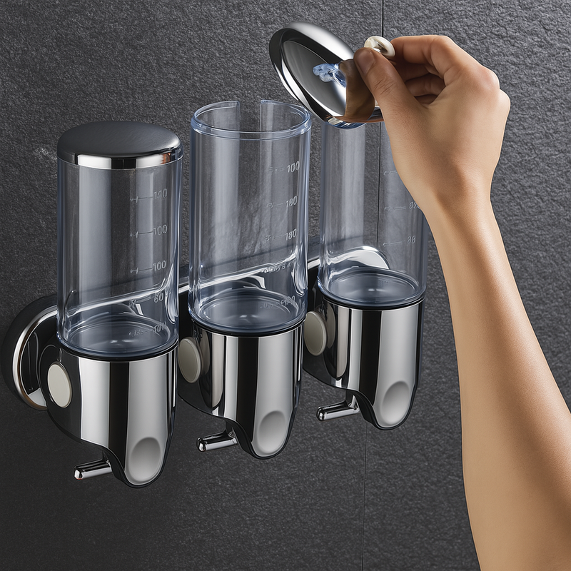 Dispenser de Sabonete Líquido de Parede para Banheiro + Frete Grátis