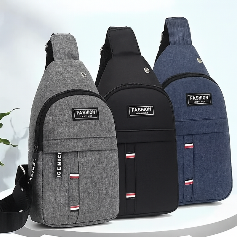 Pochete Masculina Impermeável com Alça Ajustável – Ideal para Viagens, Corrida, Trilhas e Ciclismo + Frete Gratis