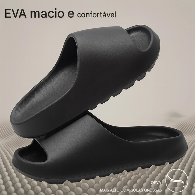 Chinelo Unissex EVA Premium – Macio, Estilo Yeezy e Ideal para Praia ou Dia a Dia