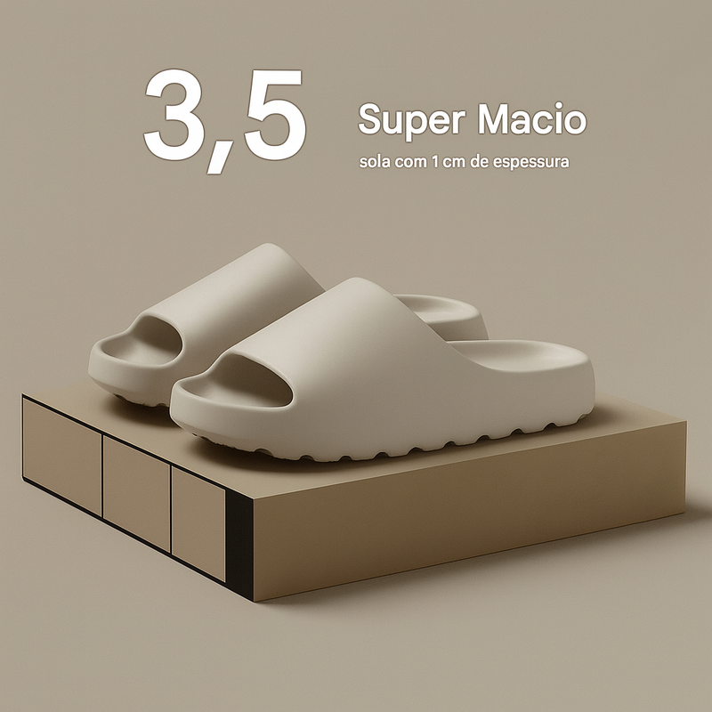 Chinelo Unissex EVA Premium – Macio, Estilo Yeezy e Ideal para Praia ou Dia a Dia