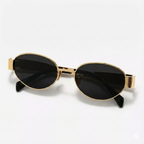 Óculos de Sol Lunaris™ Fashion – Estilo Retrô Oval Clássico com Proteção UV400