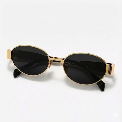 Óculos de Sol Lunaris™ Fashion – Estilo Retrô Oval Clássico com Proteção UV400