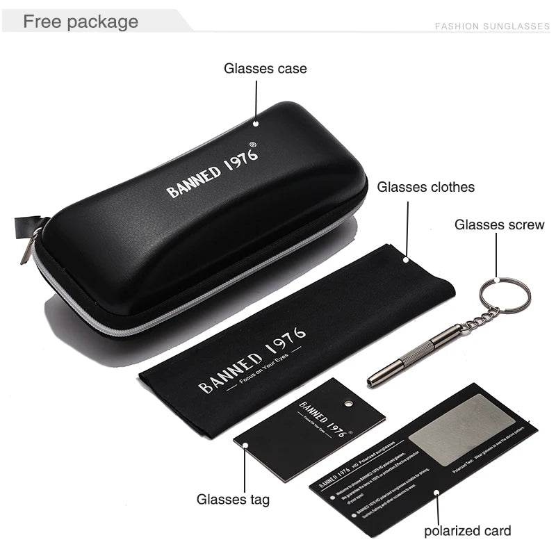 Óculos Banned Spyre sport Classic • Armação em Liga Metálica (Lente Larga)