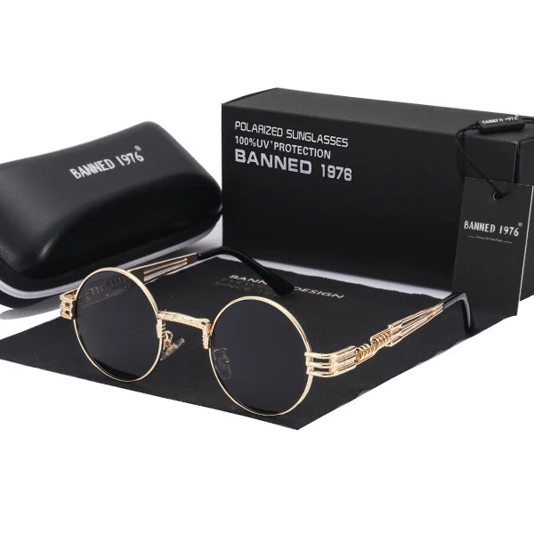 Óculos Vintage 90s GCV • Retangular em Aço Inox (Estilo Retrô)