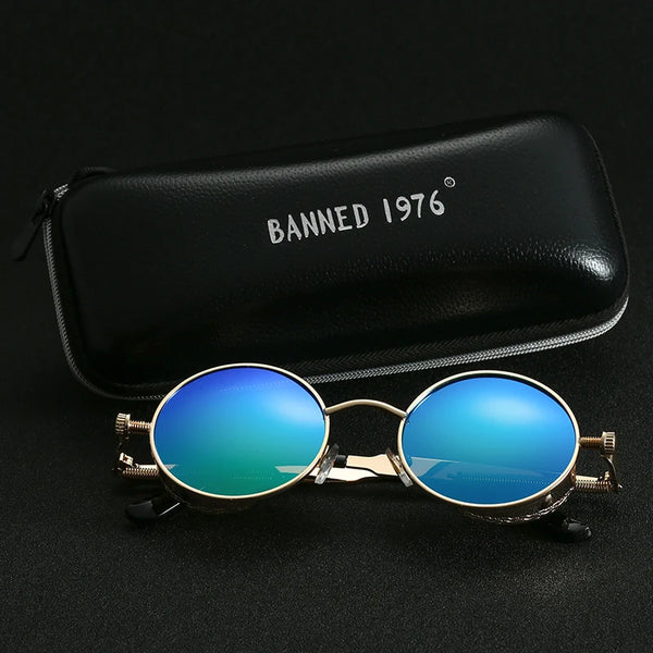 Banned™ Óculos de Sol Retro com Lentes Polarizadas HD