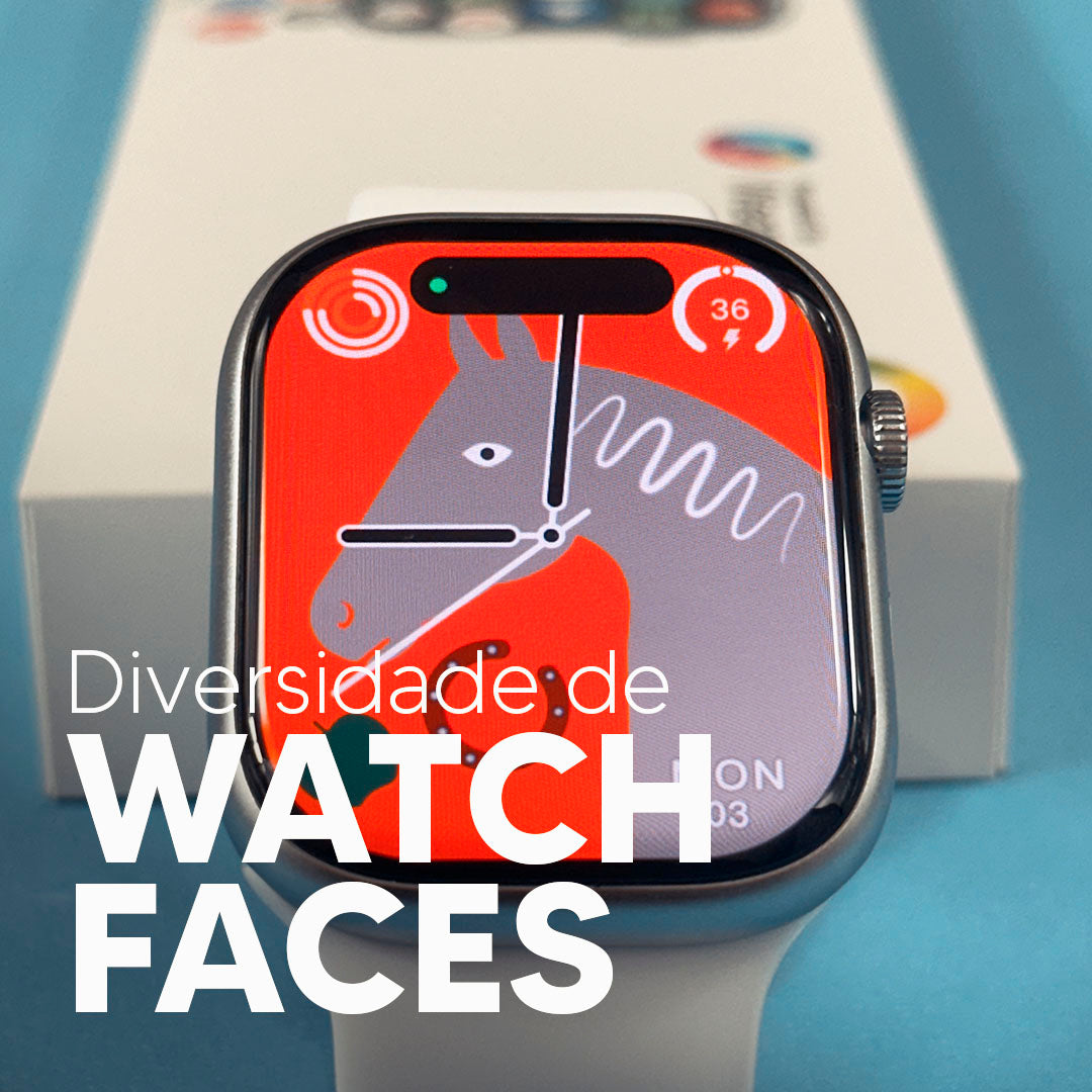Tela AMOLED 47mm, Função 2 Gestos