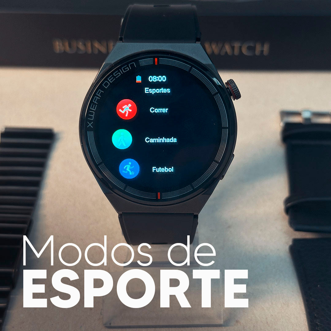 Design Executivo, 3 Pulseiras, Monitoramento de Saúde e Mais