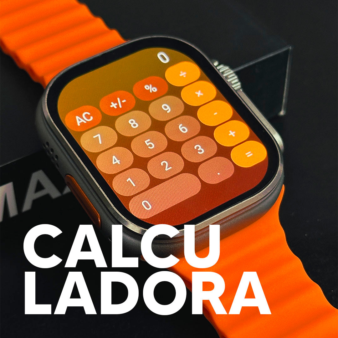 Ultra 2 Max - Smartwatch com Tela AMOLED, Função 2 Gestos e CPU Dual Core