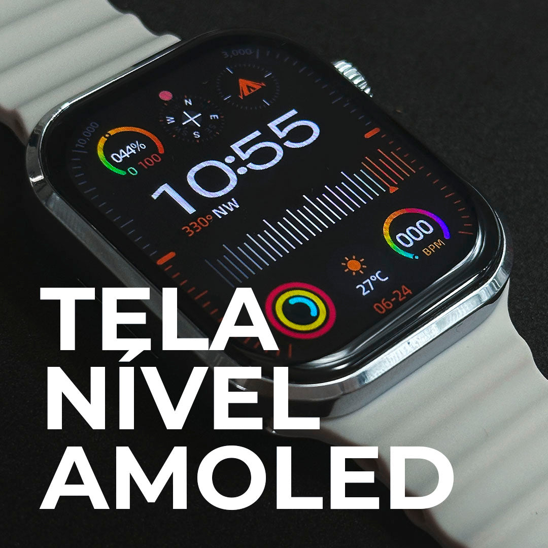 Smartwatch Xv9 Pro - Tela Nível Amoled, Cpu Dual Core E Design Exclusivo
