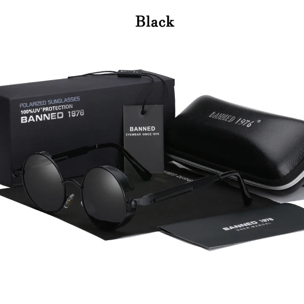 Banned™ Óculos de Sol Retro com Lentes Polarizadas HD