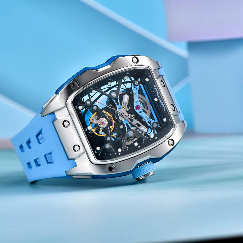 Relógio Pagani Design Alien Hollow PD-YS018 Azul