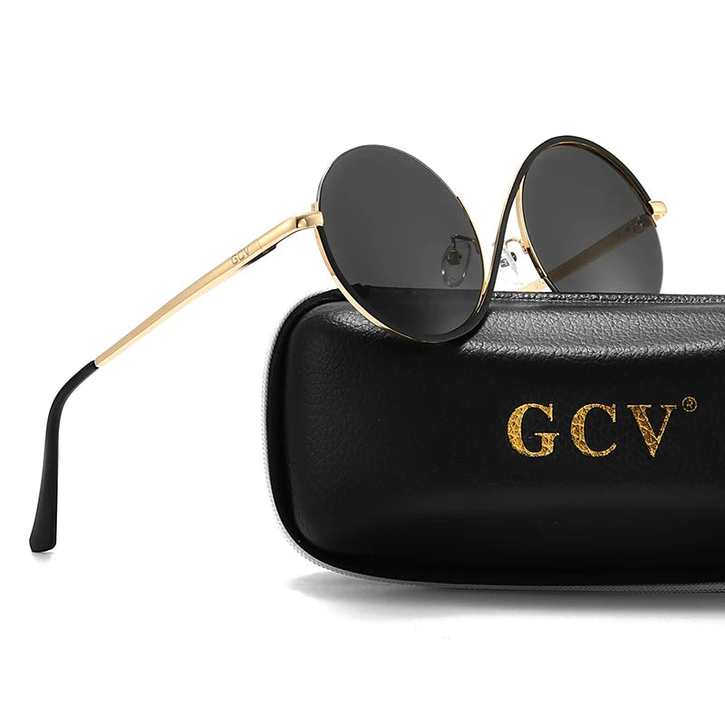 Óculos de Sol GCV Avant-Garde™ - Edição Fashion Steampunk com Lentes Antirreflexo