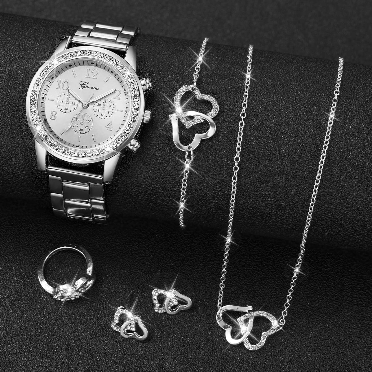 Conjunto Eternal Love 6 Peças em Aço Inoxidavel
