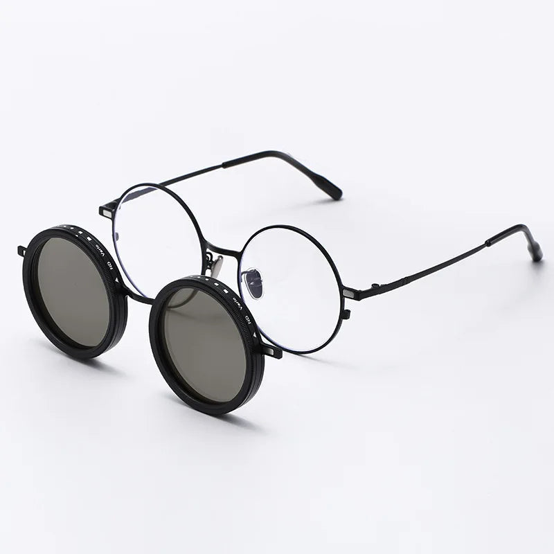 ÓCULOS DE SOL PHANTOM™ VISION RX BLACK 2 EM 1 REGULÁVEL - Aceita Lentes de Grau