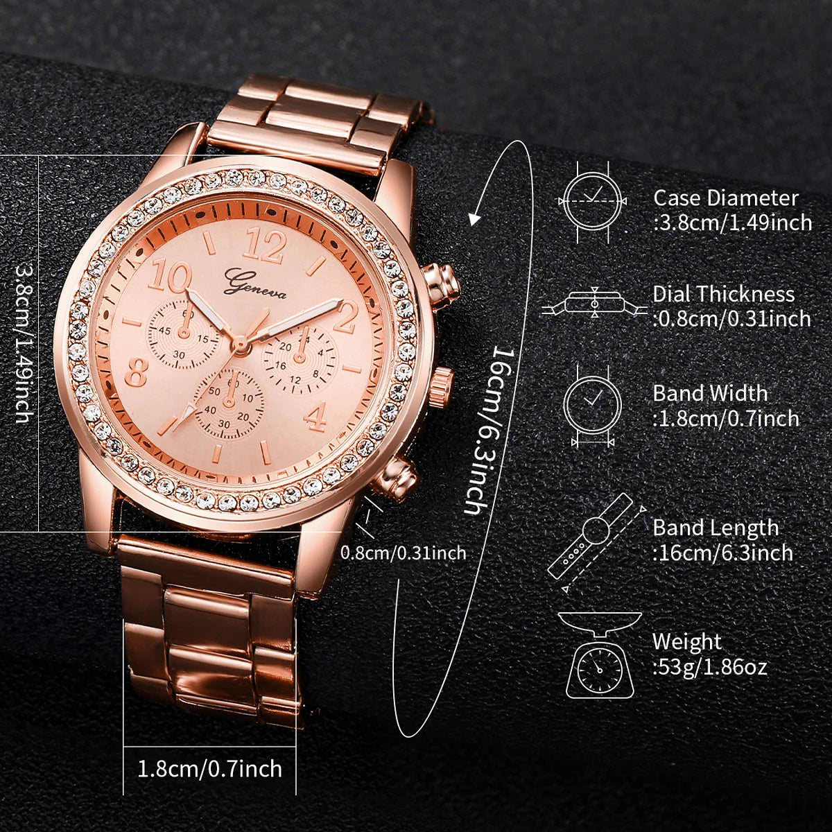 Conjunto Eternal Love 6 Peças em Aço Inoxidavel