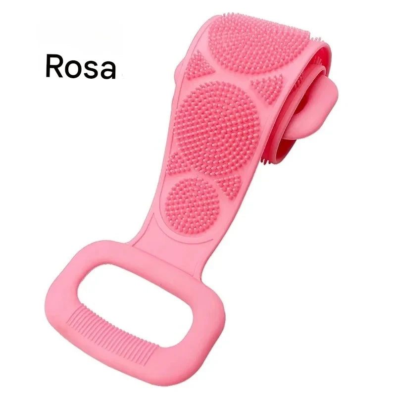 Esponja Corporal de Silicone Esfoliante e Antiderrapante + FRETE GRATIS