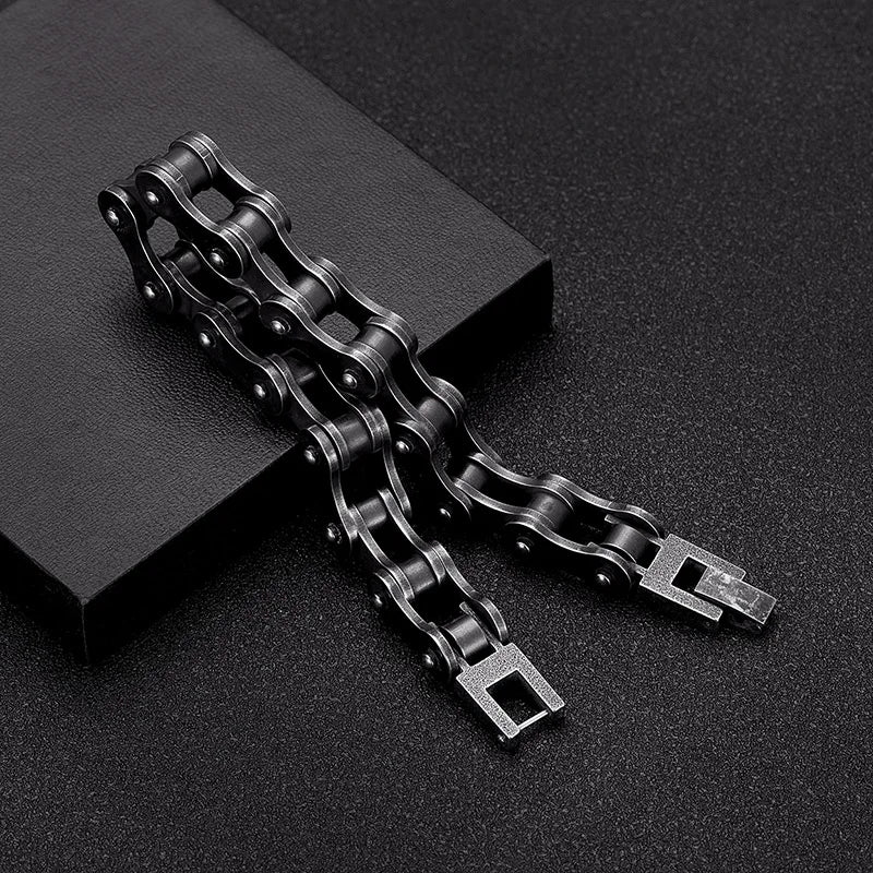 Bracelete GS MotorChain™ – Estilo Exclusivo, Série Limitada