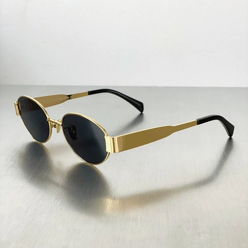 Lunaris™ Óculos de Sol Fashion – Estilo Retrô Oval Clássico com Proteção UV400 [COMPRE 1 E LEVE 2]