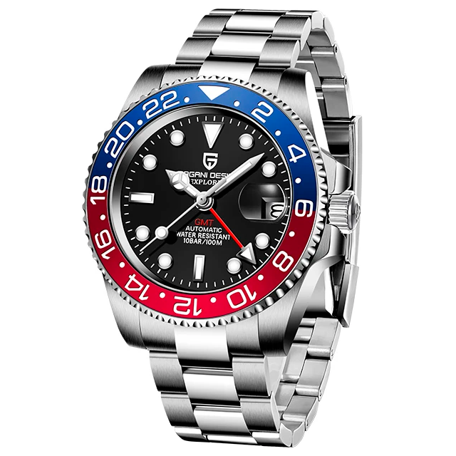 Relógio Masculino Pagani Design V3 GMT Automático