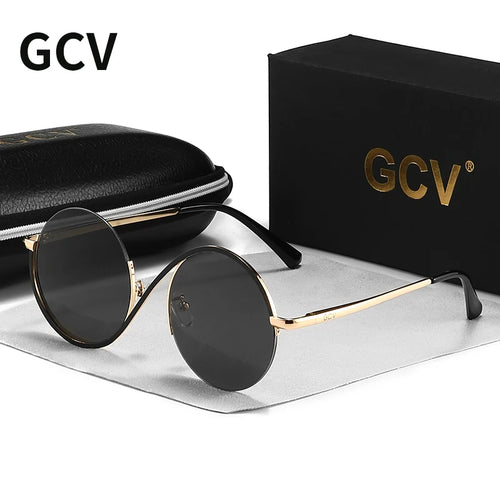Óculos de Sol GCV Avant-Garde™ - Edição Fashion Steampunk com Lentes Antirreflexo
