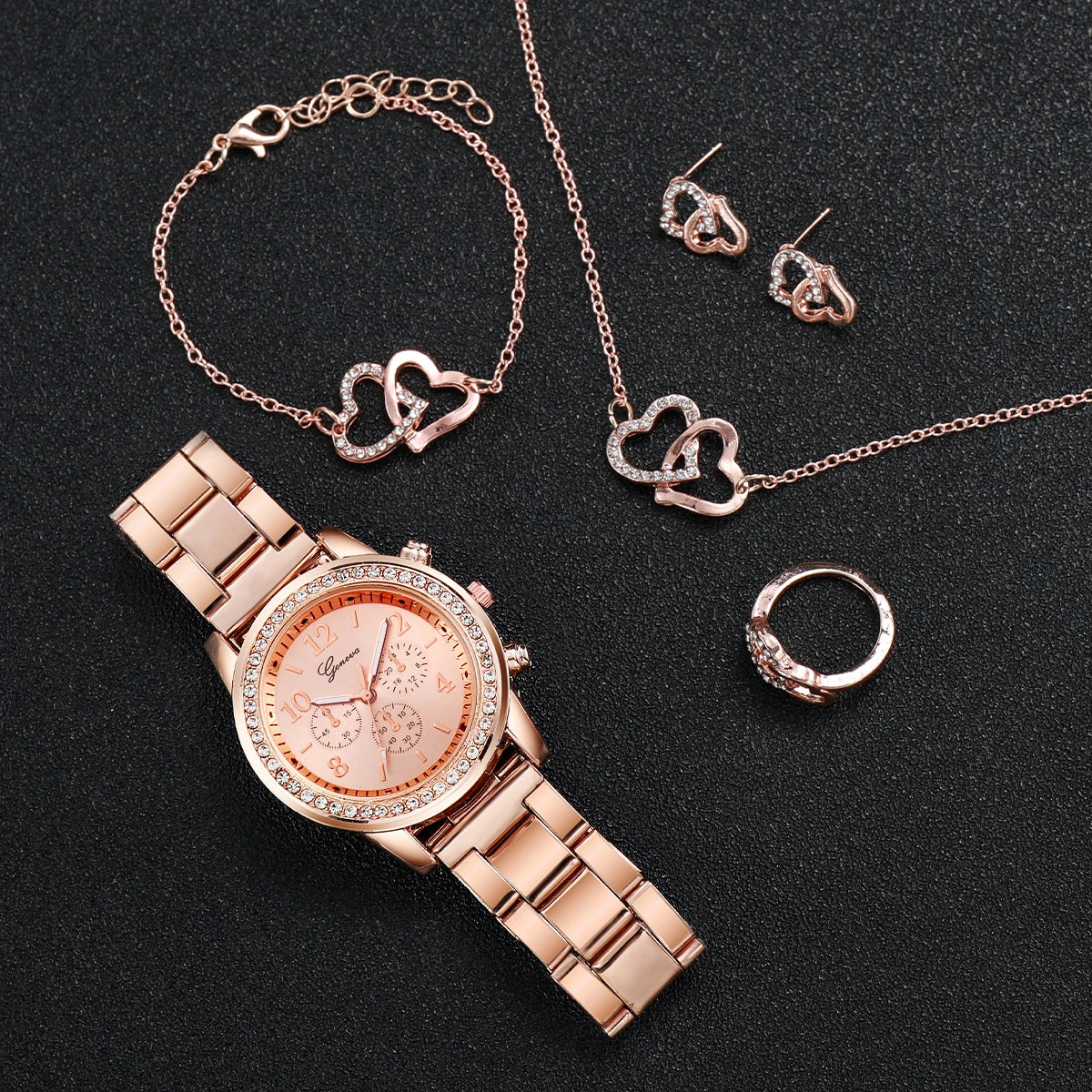Conjunto Eternal Love 6 Peças em Aço Inoxidavel