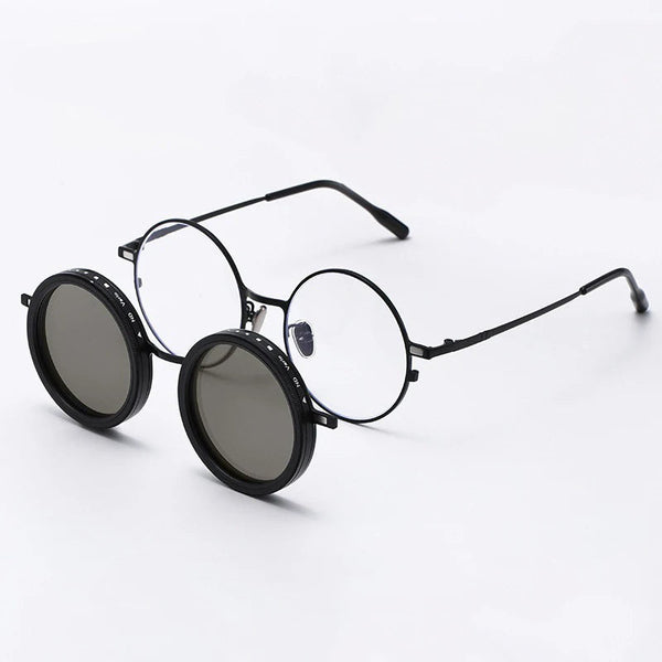 ÓCULOS DE SOL PHANTOM™ VISION RX BLACK 2 EM 1 REGULÁVEL - Aceita Lentes de Grau