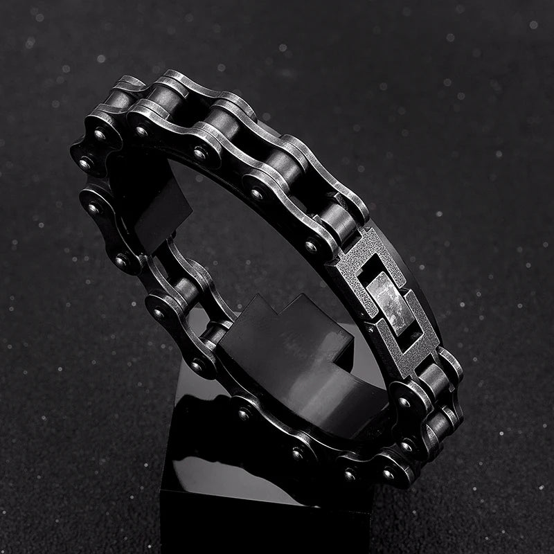 Bracelete GS MotorChain™ – Estilo Exclusivo, Série Limitada