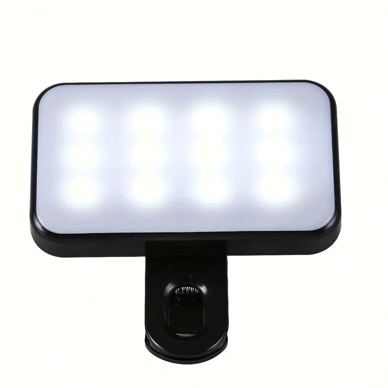 Luz LED Recarregável Para Selfie e Vídeos no Celular ou Computador + Frete Grátis