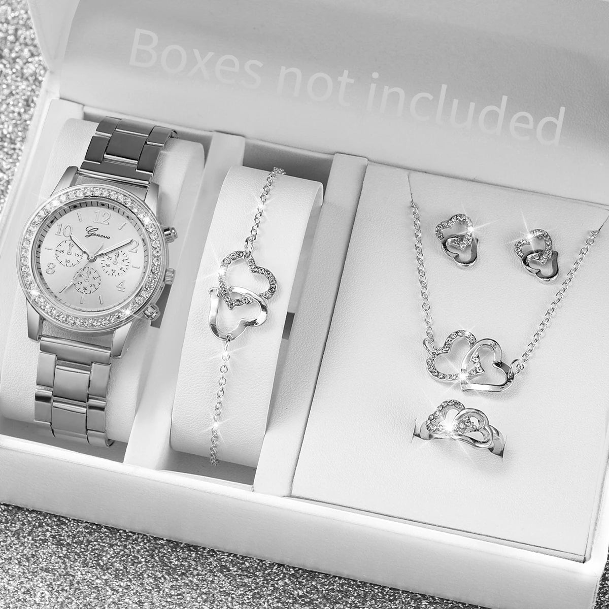 Conjunto Eternal Love 6 Peças em Aço Inoxidavel