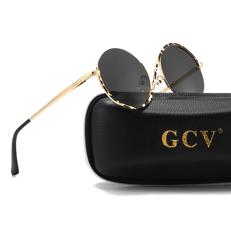 Óculos de Sol GCV Avant-Garde™ - Edição Fashion Steampunk com Lentes Antirreflexo