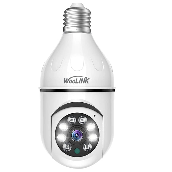 Câmera de Segurança Wi-Fi 360° Boquilha com Visão Noturna HD