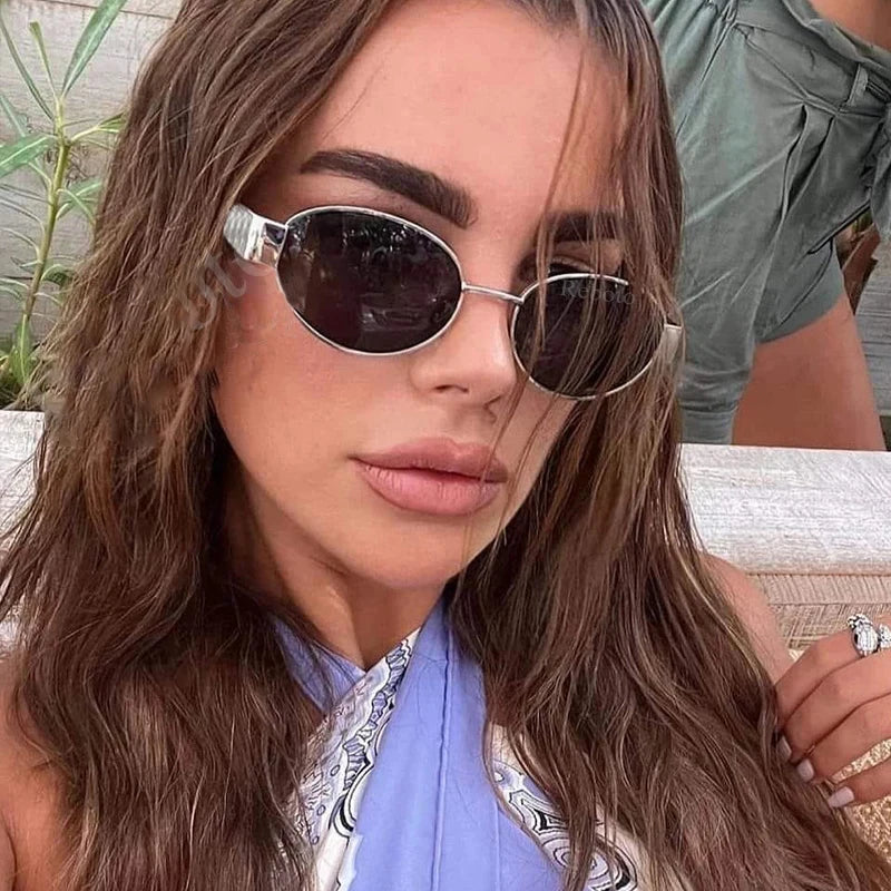 Lunaris™ Óculos de Sol Fashion – Estilo Retrô Oval Clássico com Proteção UV400 [COMPRE 1 E LEVE 2]