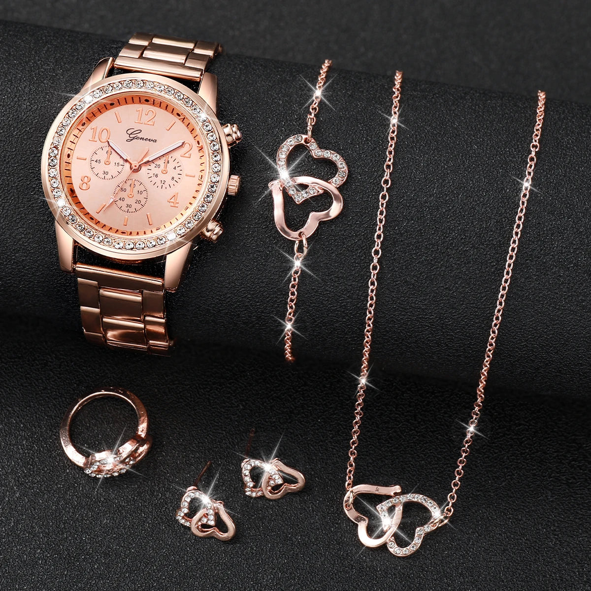 Conjunto Eternal Love 6 Peças em Aço Inoxidavel