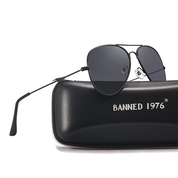 Óculos de Sol Square Pilot • Edição 1976 em Aço Inoxidável