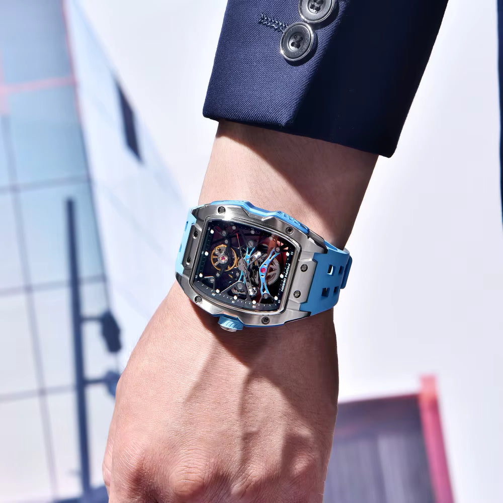 Relógio Pagani Design Alien Hollow PD-YS018 Azul