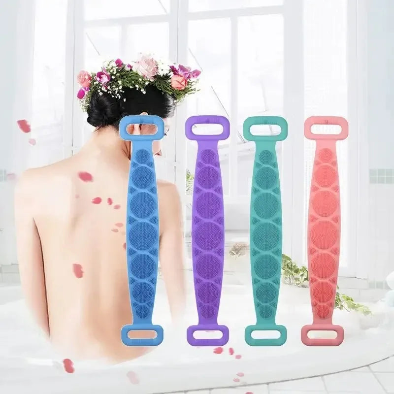 Esponja Corporal de Silicone Esfoliante e Antiderrapante + FRETE GRATIS