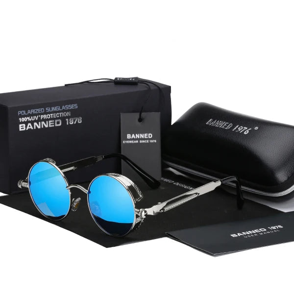 Banned™ Óculos de Sol Retro com Lentes Polarizadas UV400