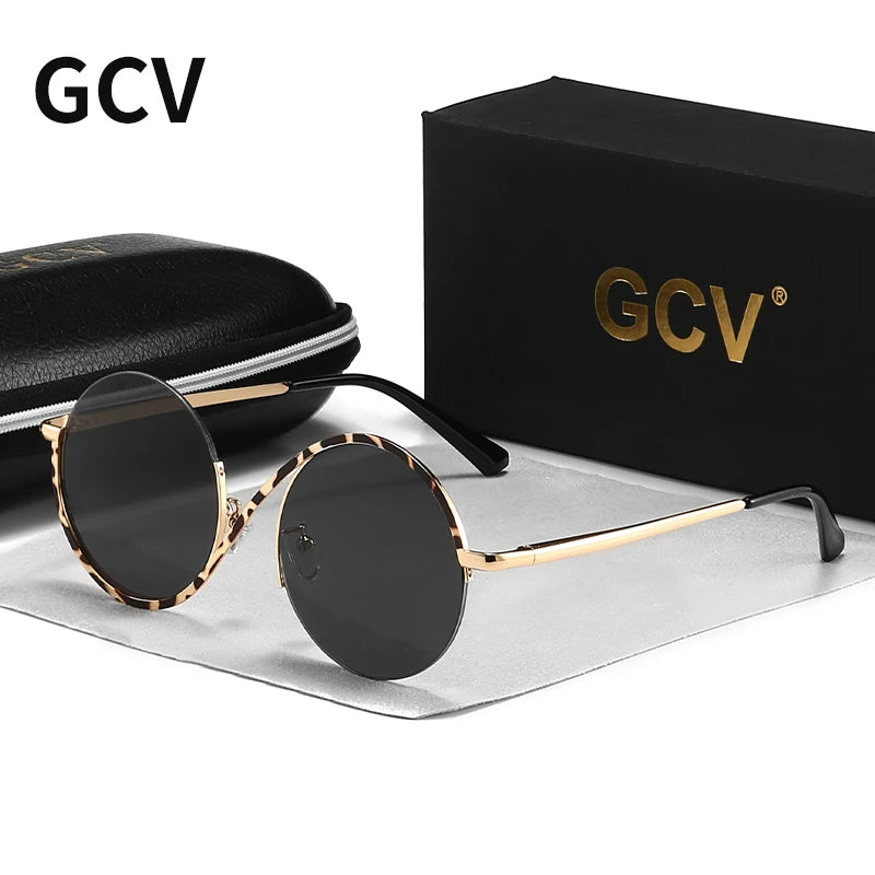 Óculos de Sol GCV Avant-Garde™ - Edição Fashion Steampunk com Lentes Antirreflexo