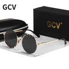 Óculos de Sol GCV Avant-Garde™ - Edição Fashion Steampunk com Lentes Antirreflexo