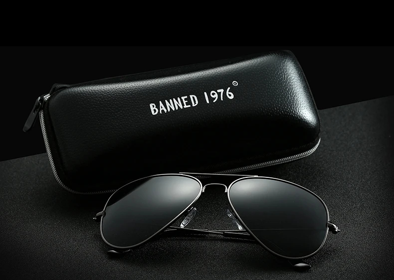 Óculos de Sol Square Pilot • Edição 1976 em Aço Inoxidável