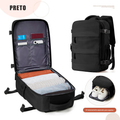 Mochila Compacta 40x20x25 com Compressão a Vácuo + Frete Grátis