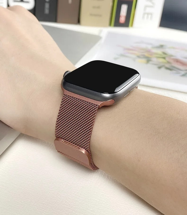 Pulseira Milanesa 38mm/40mm/41mm - Elegância e Conforto para Seu Smartwatch