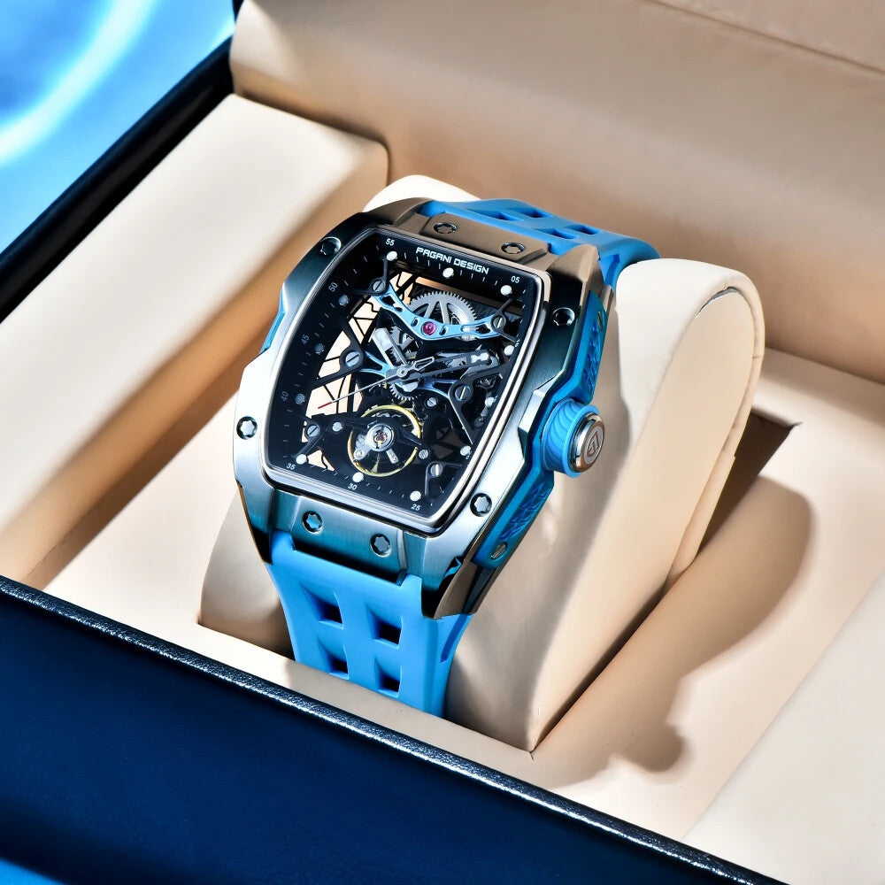 Relógio Pagani Design Alien Hollow PD-YS018 Azul